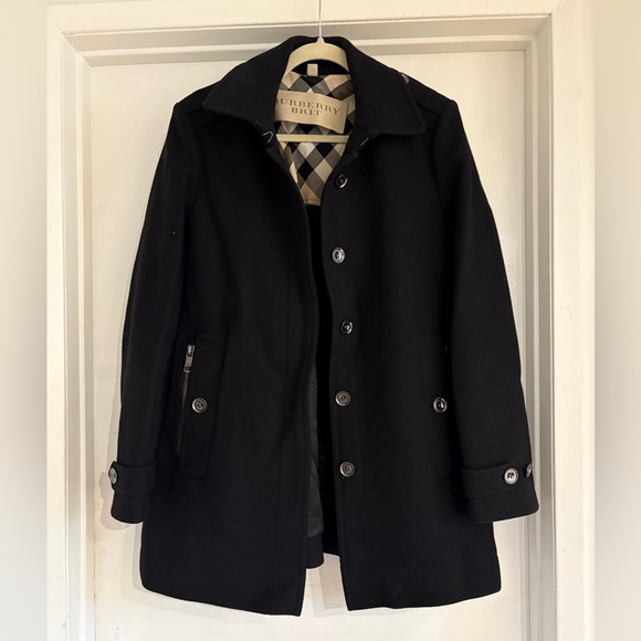 Burberry Brit Women's Wool Black Coat - Picture 5 of 5